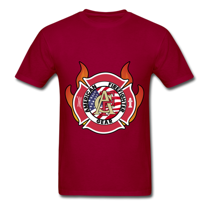 AFG Logo - dark red